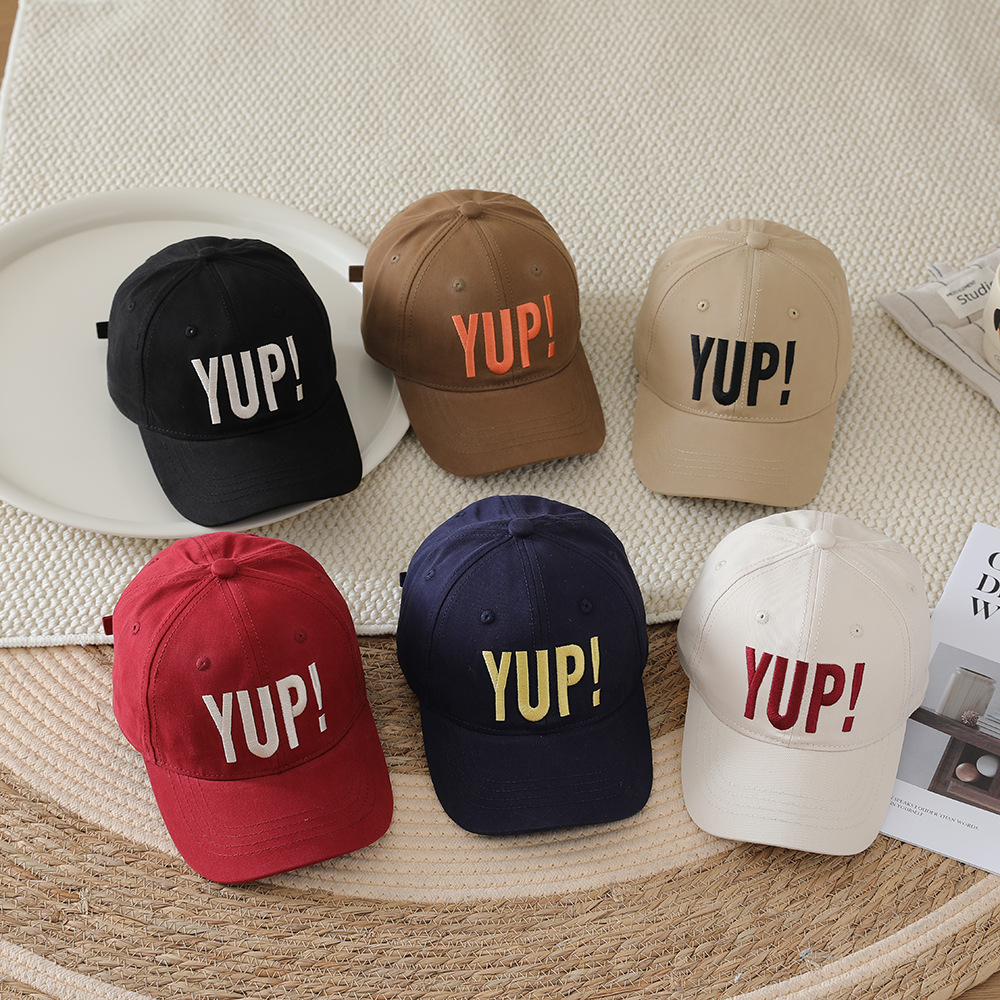 Embroidery Cap - Kids Baseball Cap Boys Girls Fashion
