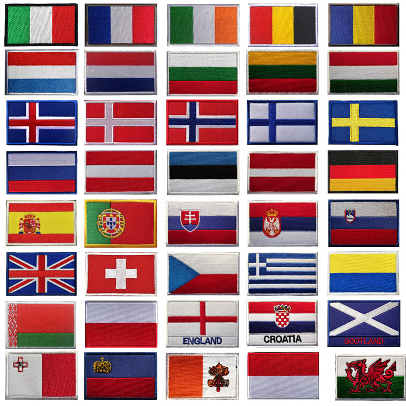 Southeast Asian Flag Embroider - Embroidery In Indonesia ulasan dan harga
