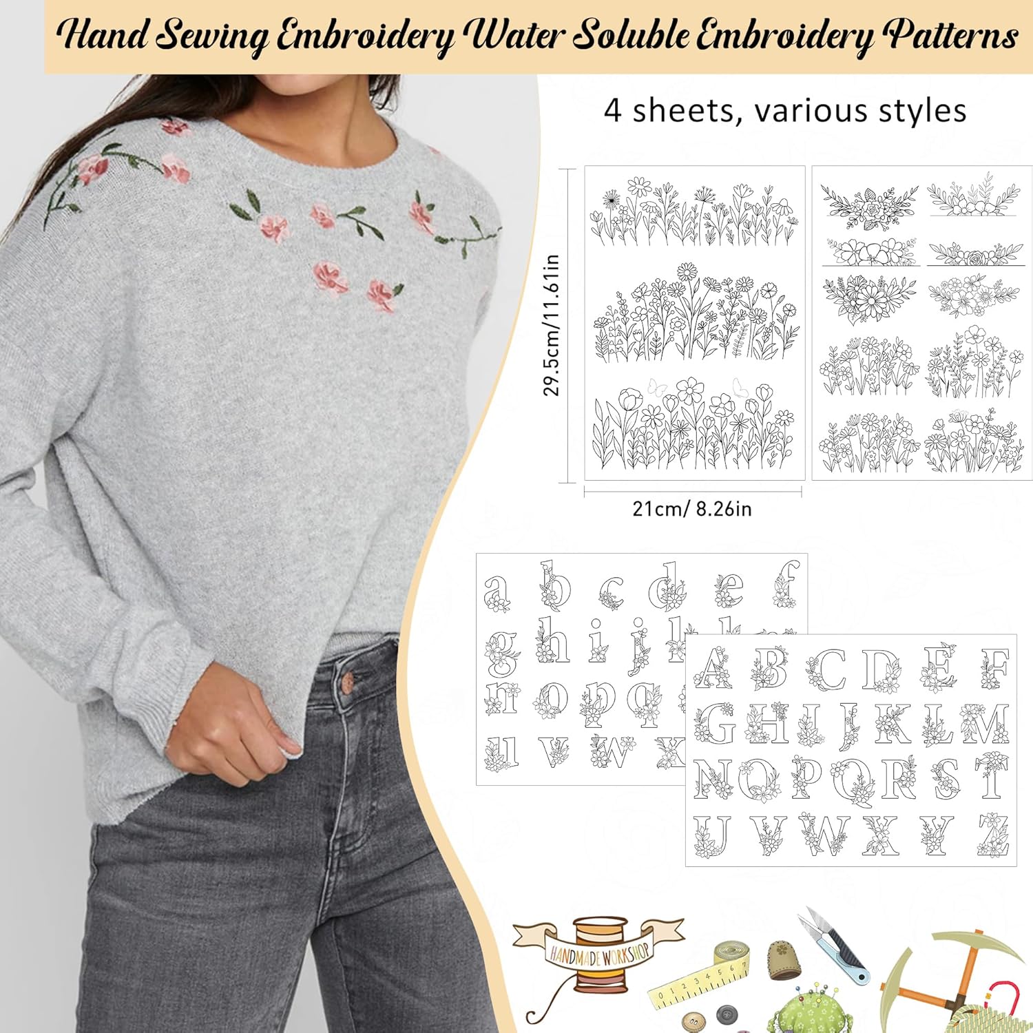 Stick And Stitch Wildflower Le - Embroidery Meaning ulasan dan harga