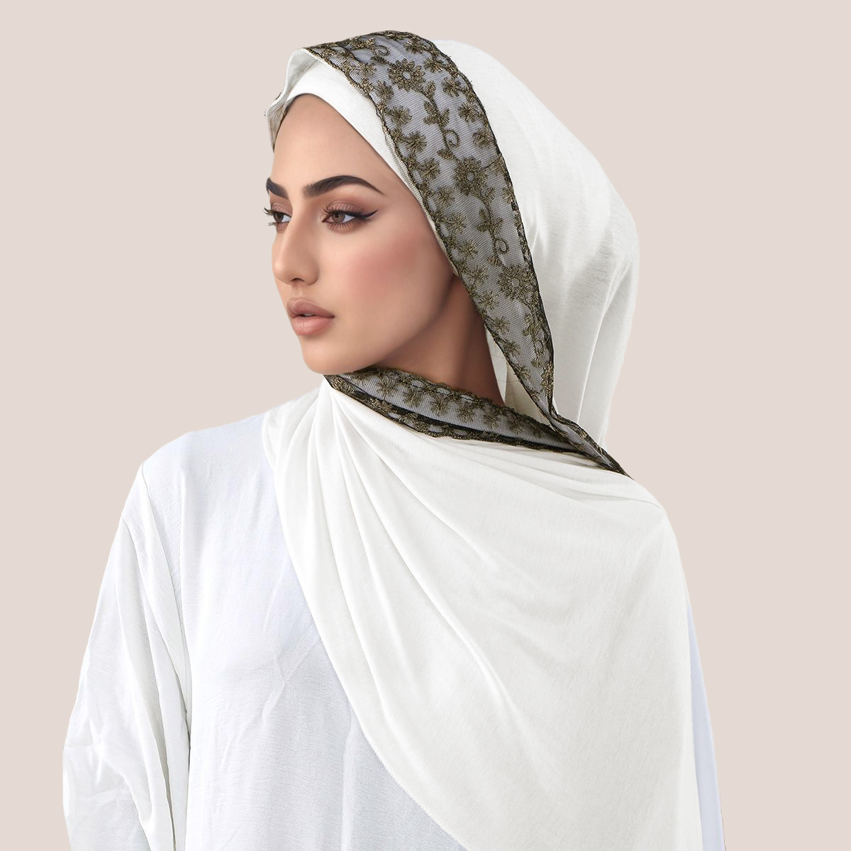 Lace Embroidery Cotton Jersey  - Embroidery Cotton ulasan dan harga