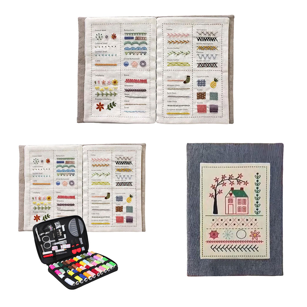 DIY Stitch Book Handmade Sewin - Embroidery Guide Book ulasan dan harga