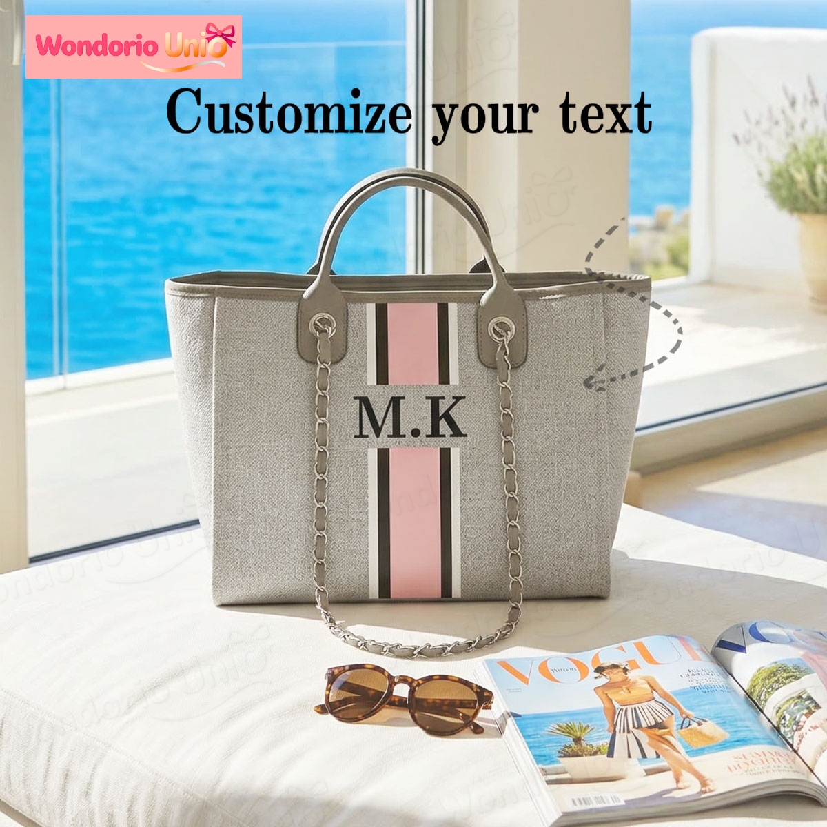 Personalized Monogram Canvas T - Embroidery Initials Designs ulasan dan harga