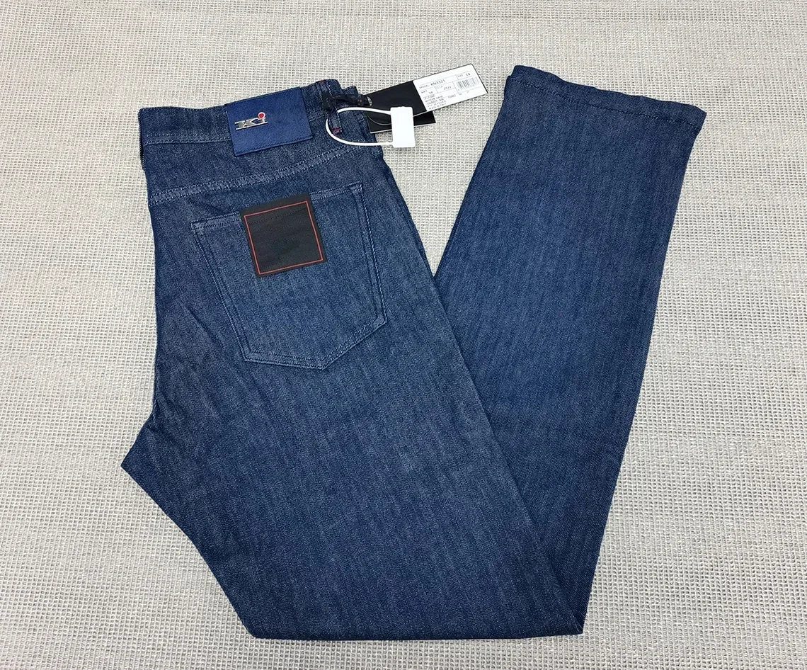 OECHSLI Jeans Thin Cotton Men  - Embroidery On Jeans ulasan dan harga
