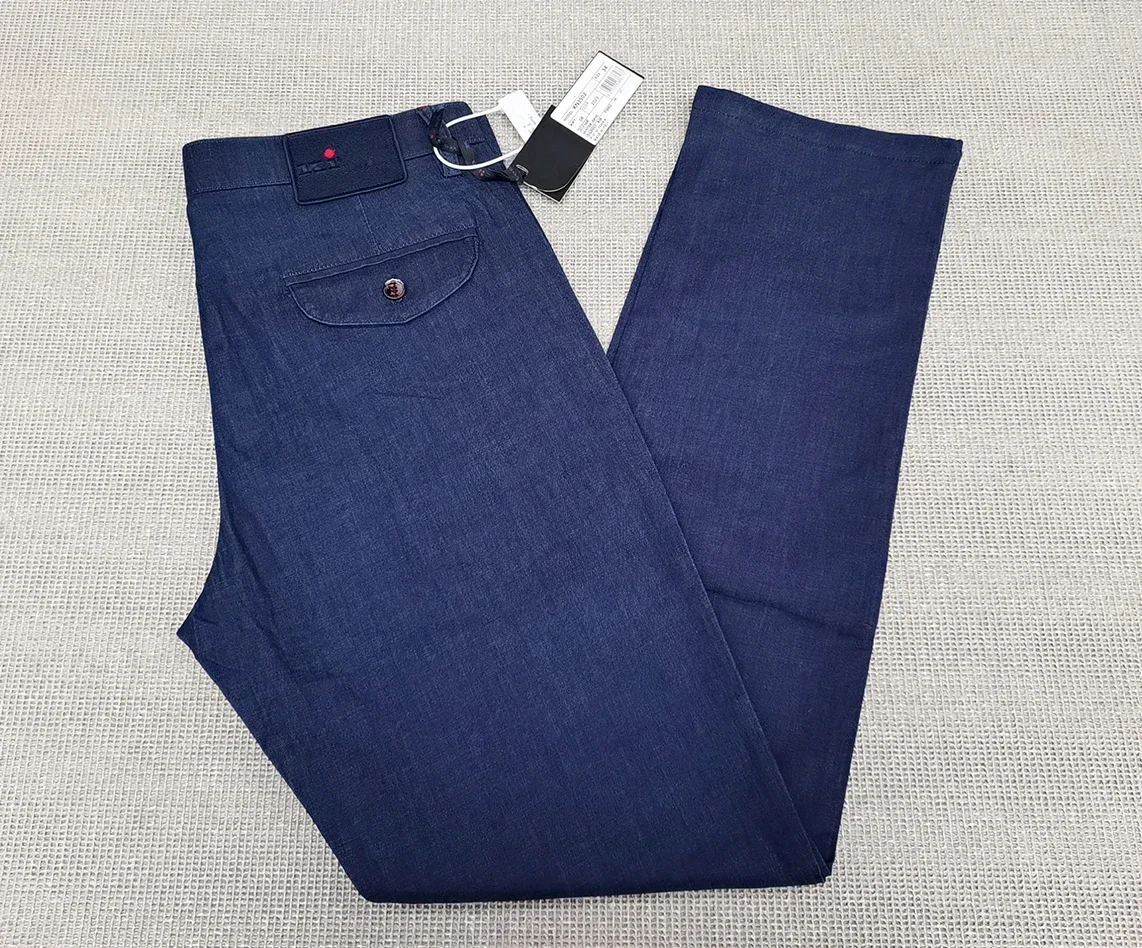 OECHSLI Jeans Thin Cotton Men  - Embroidery On Jeans ulasan dan harga