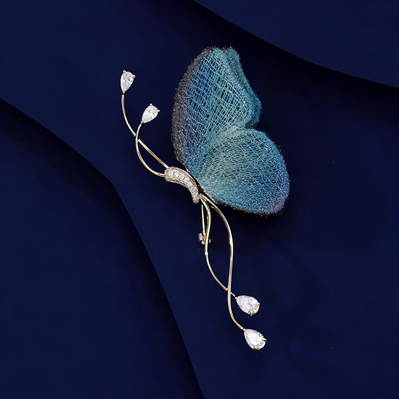 High-End Blue Initial Butterfl - Embroidery Initials Designs ulasan dan harga