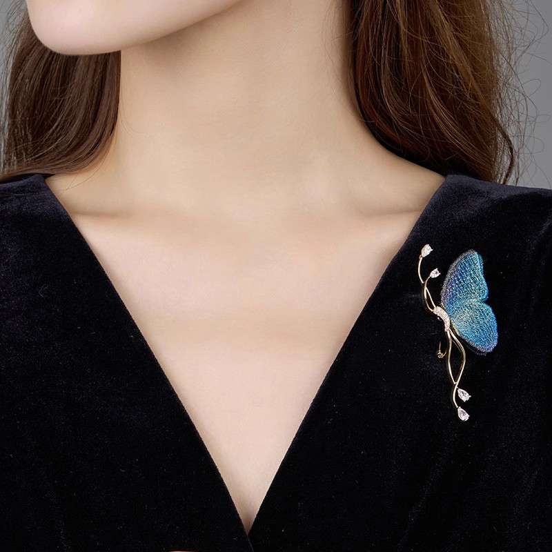 High-End Blue Initial Butterfl - Embroidery Initials Designs ulasan dan harga
