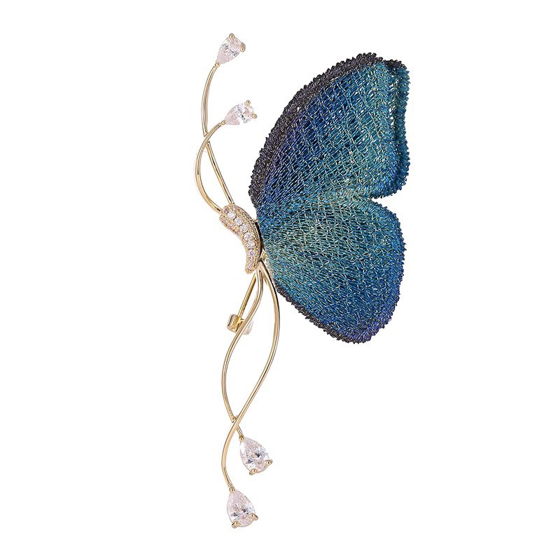 High-End Blue Initial Butterfl - Embroidery Initials Designs ulasan dan harga