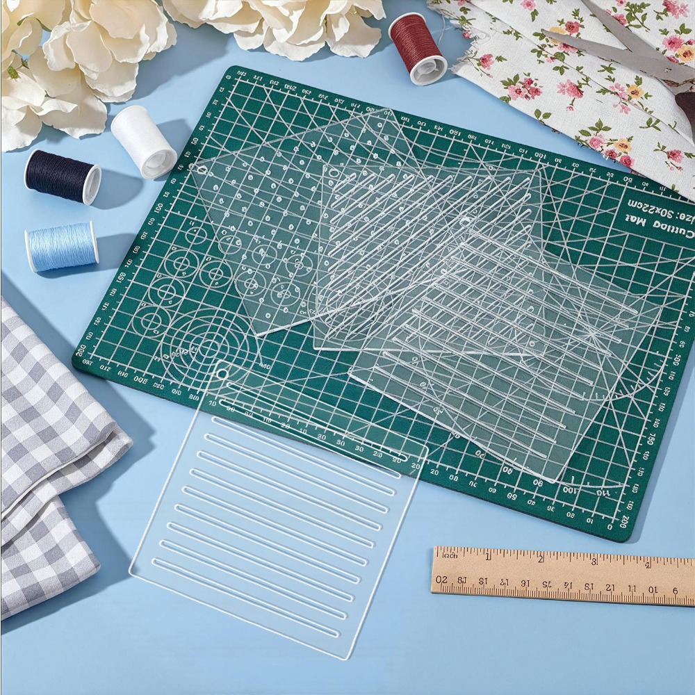 Acrylic Sashiko Stencil Templa - Embroidery Meaning ulasan dan harga