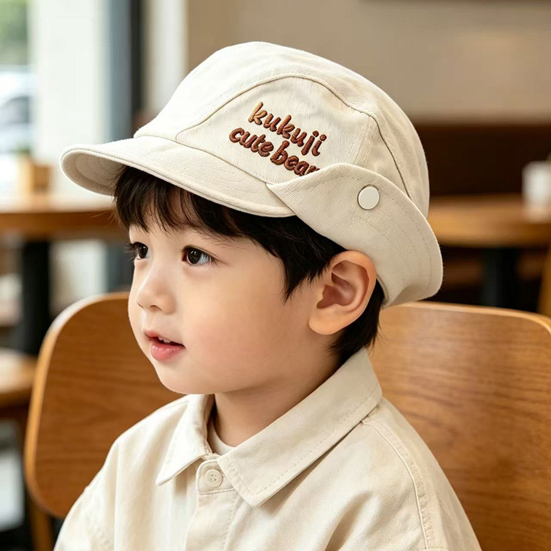 2026 Autumn Baby Earflap Hat C - Embroidery Cap ulasan dan harga