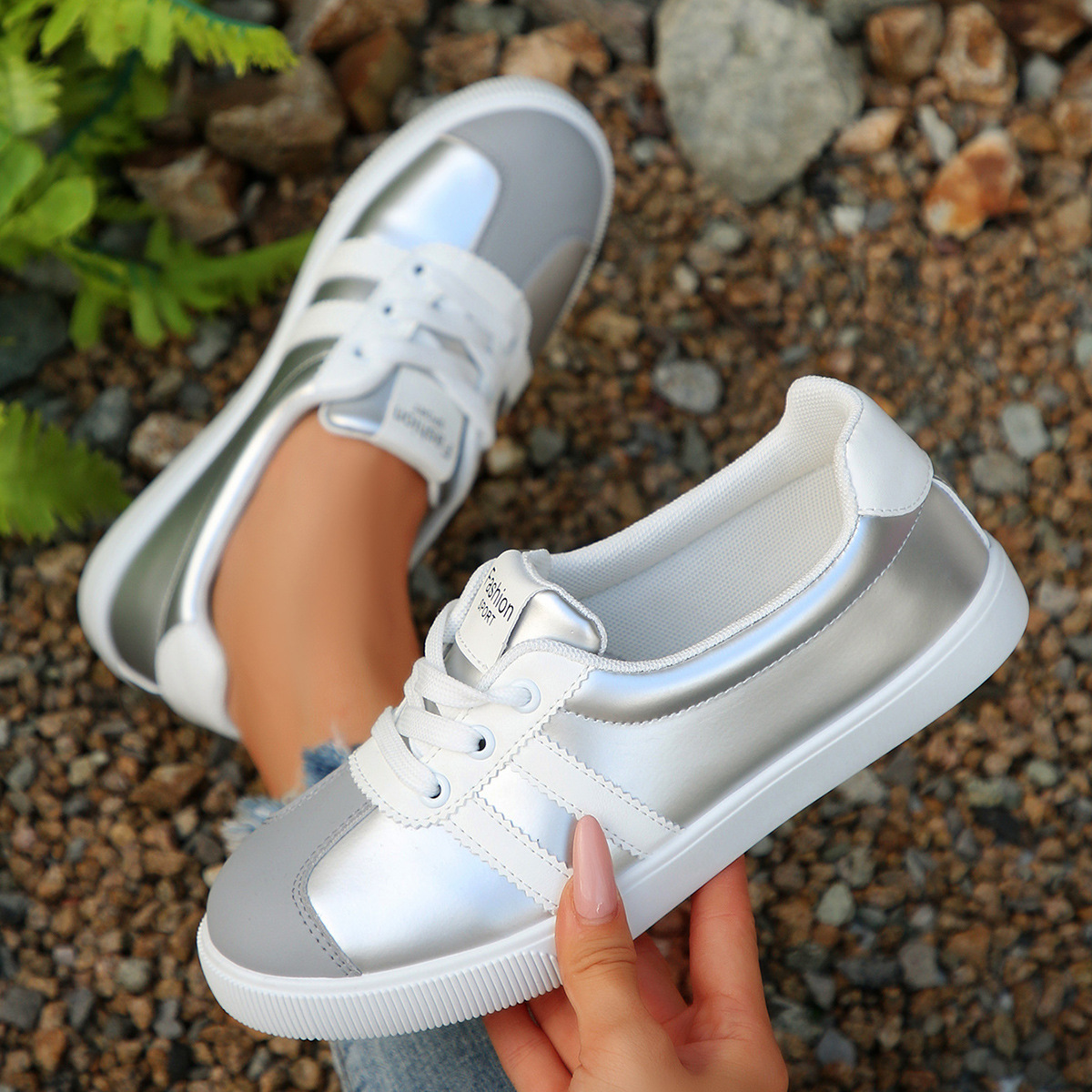 Korean Style Women Spring Autu - Embroidery White ulasan dan harga