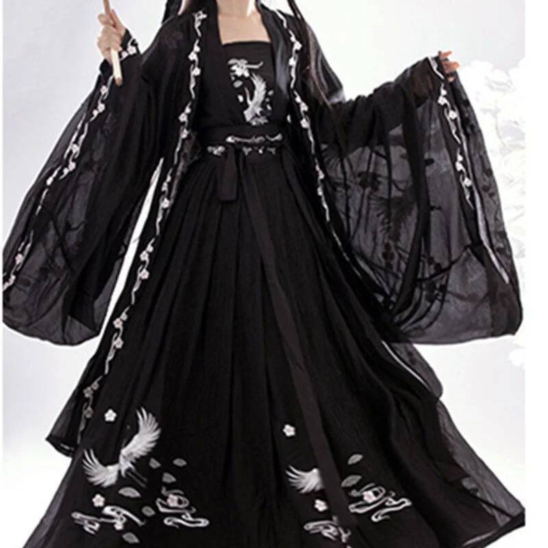 Chinese Ancient Hanfu Women's  - Embroidery Shirt ulasan dan harga