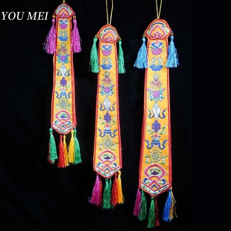 Nepal Handmade Eight Auspiciou - Embroidery Handicraft ulasan dan harga