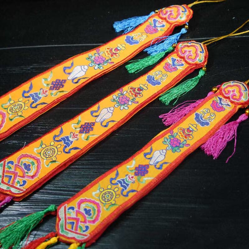 Nepal Handmade Eight Auspiciou - Embroidery Handicraft ulasan dan harga