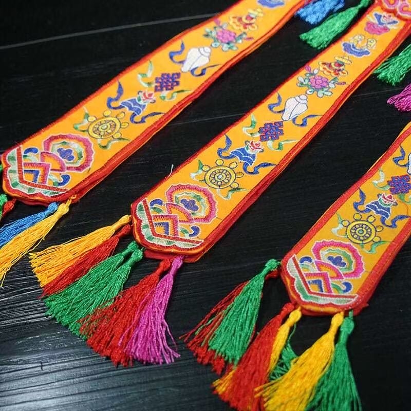 Nepal Handmade Eight Auspiciou - Embroidery Handicraft ulasan dan harga