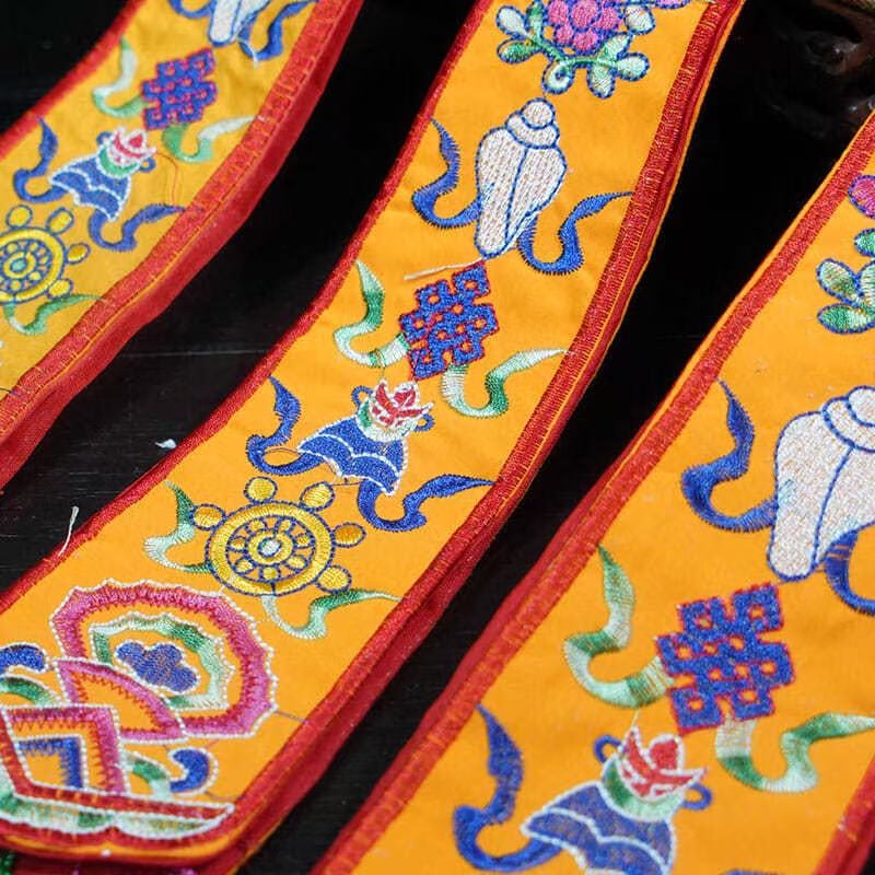 Nepal Handmade Eight Auspiciou - Embroidery Handicraft ulasan dan harga