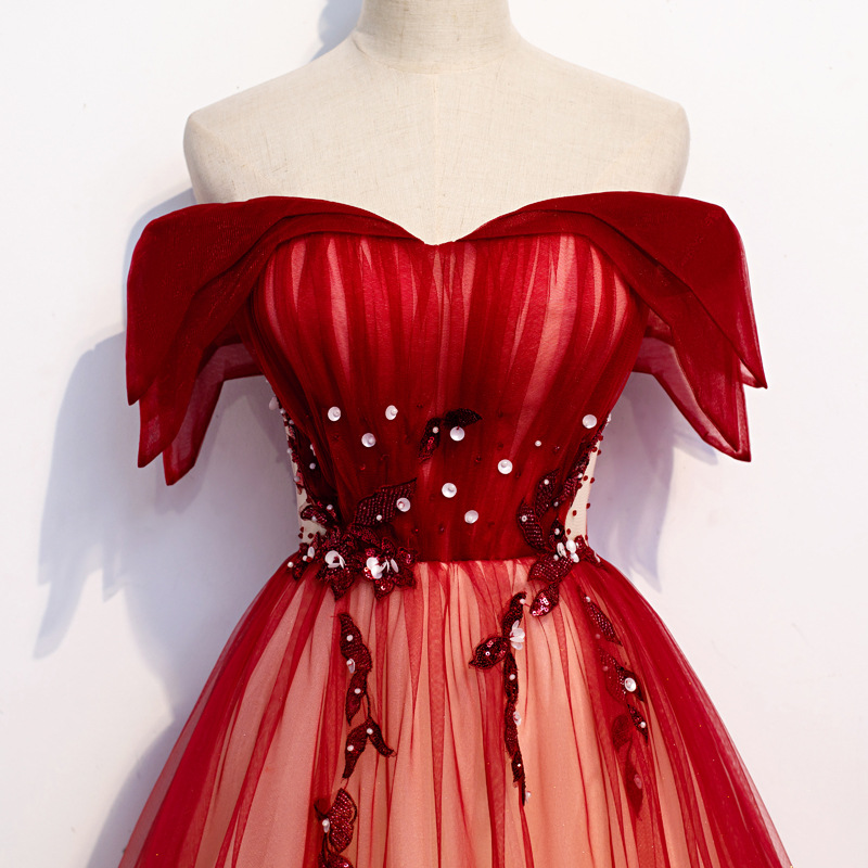 Strap Toast Dress for Bride 20 - Embroidery Red ulasan dan harga