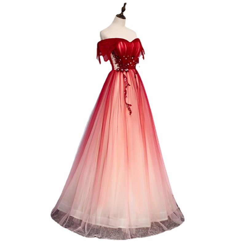 Strap Toast Dress for Bride 20 - Embroidery Red ulasan dan harga