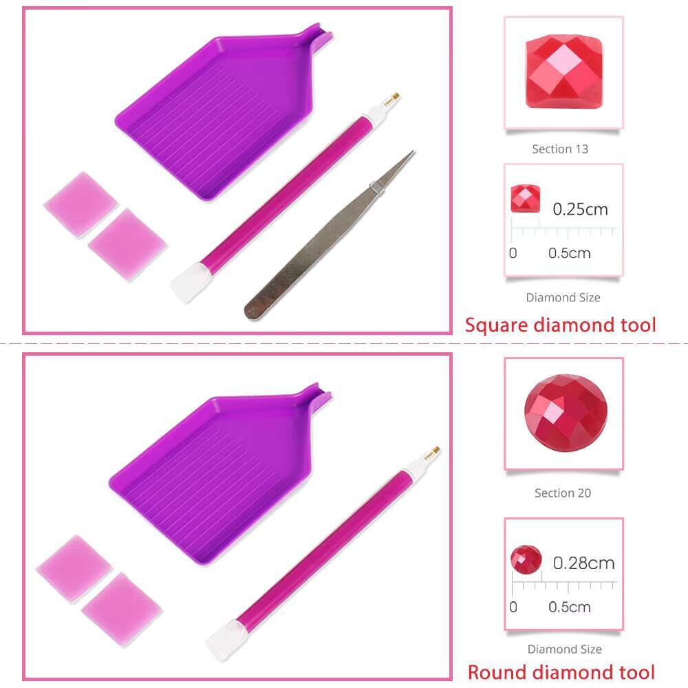 Evershine DIY Full Square Roun - Embroidery Guide Book ulasan dan harga