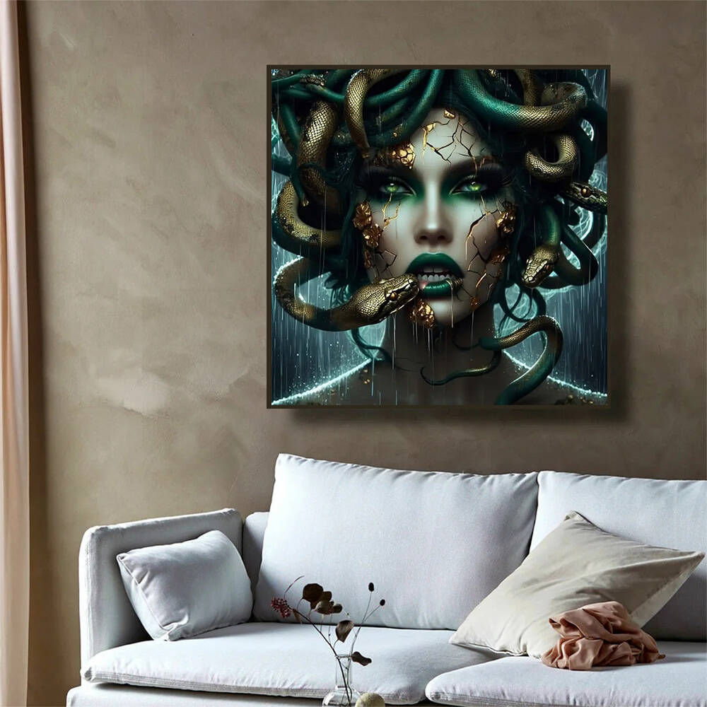 Frameless, Diamond Mosaic Full - Embroidery Wall Art ulasan dan harga