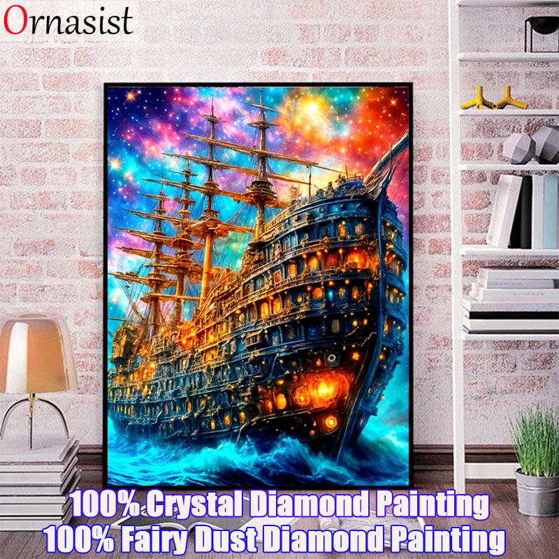 5D DIY Fairy Dust Diamond Pain - Embroidery Wall Art ulasan dan harga