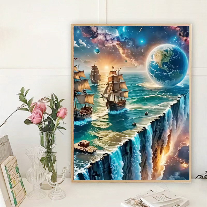 5D DIY Fairy Dust Diamond Pain - Embroidery Wall Art ulasan dan harga