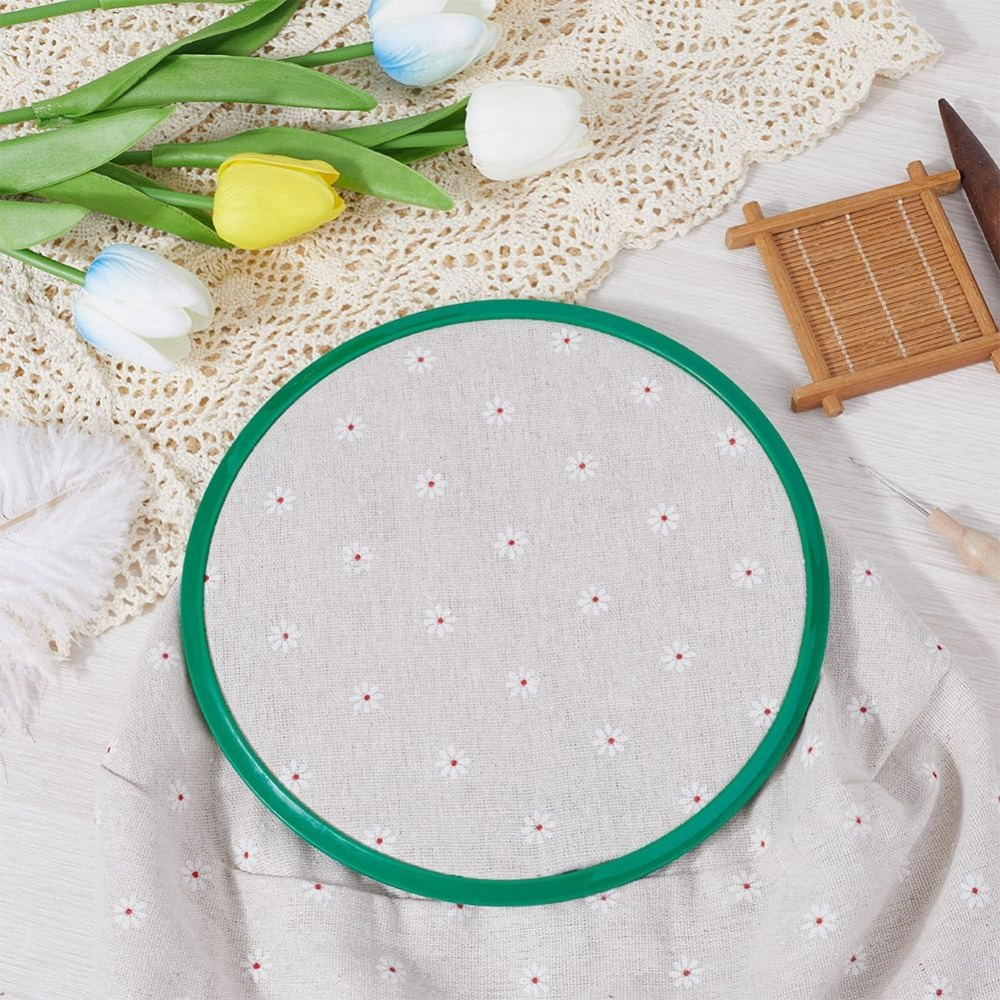 Metal Green Embroidery Hoops L - Embroidery Hoop ulasan dan harga
