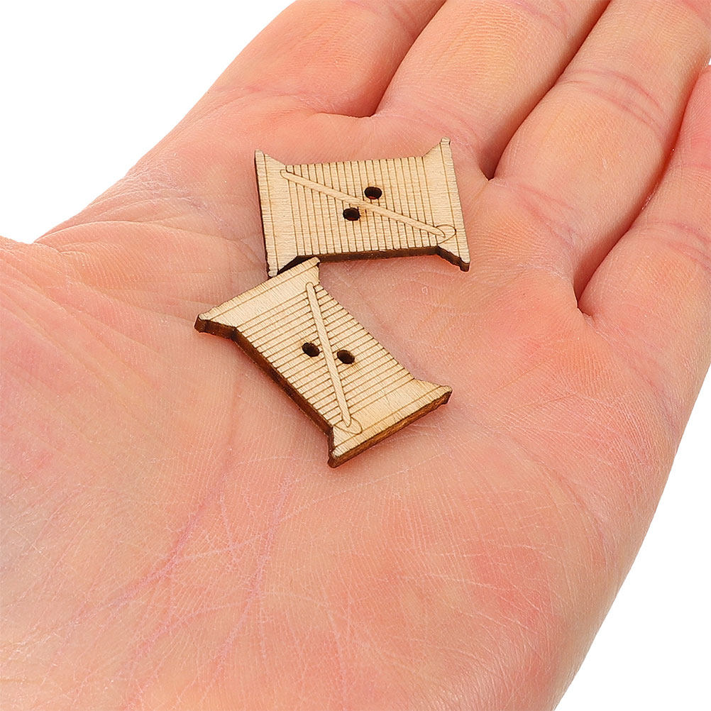 100Pcs Wooden Embroidery Floss - Embroidery Handicraft ulasan dan harga