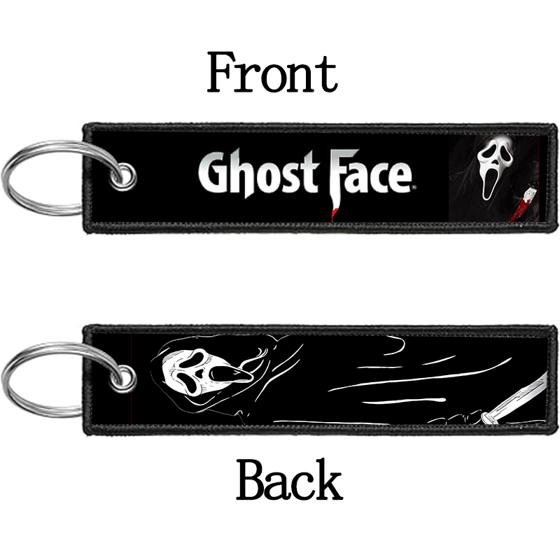 GHOST FACE Key Chain for Men W - Embroidery Hoop ulasan dan harga