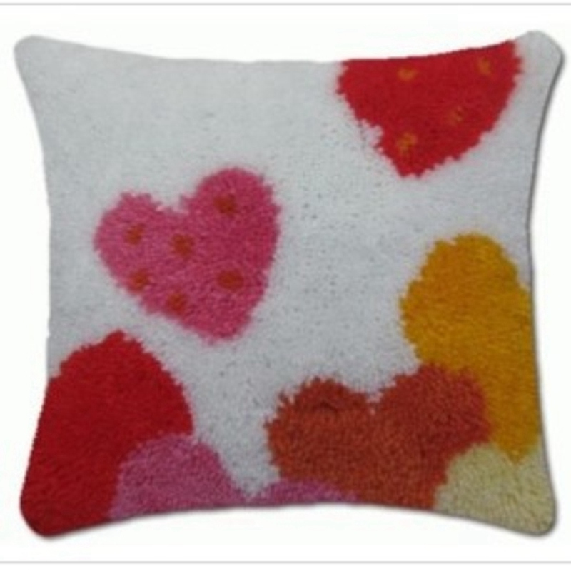 Rainbow Love Series Latch Hook - Printed Embroidery Kit ulasan dan harga