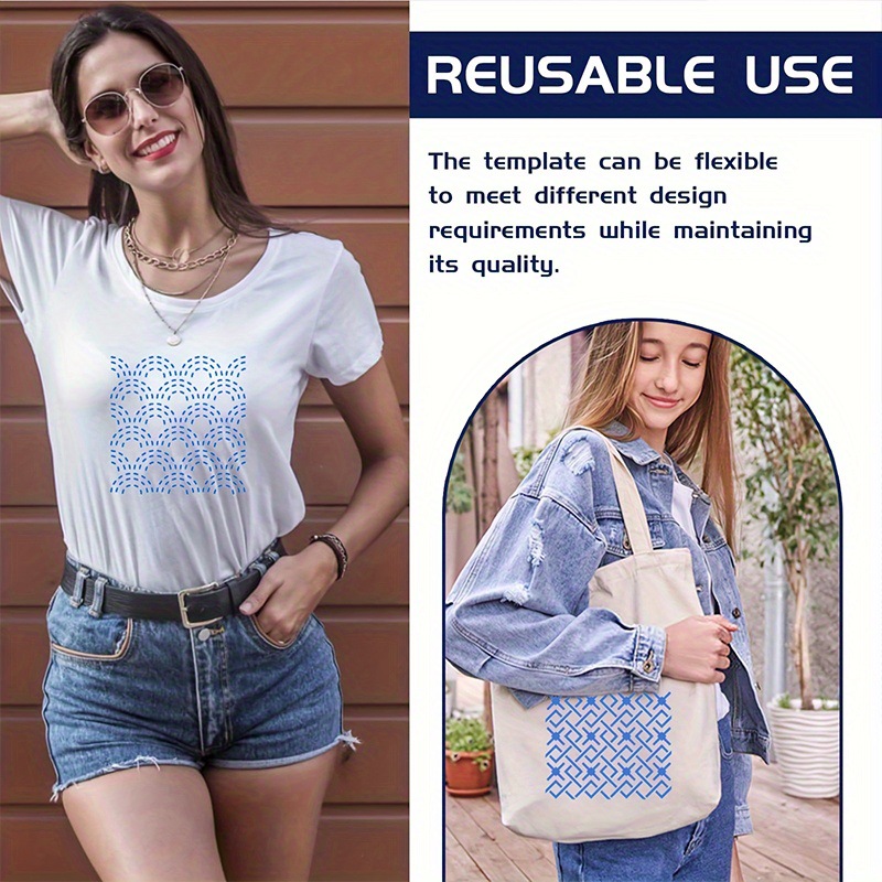 30Pcs Embroidery Templates DIY - Embroidery Meaning ulasan dan harga