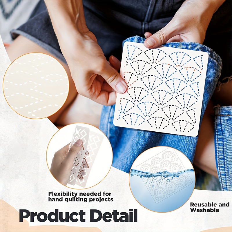 30Pcs Embroidery Templates DIY - Embroidery Meaning ulasan dan harga