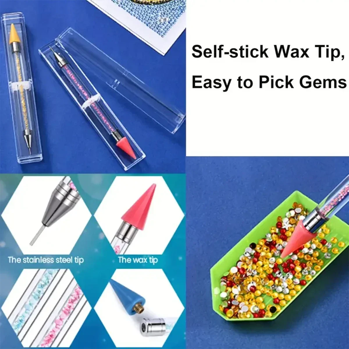 Waxless Diamond Painting Tool, - Embroidery Handicraft ulasan dan harga