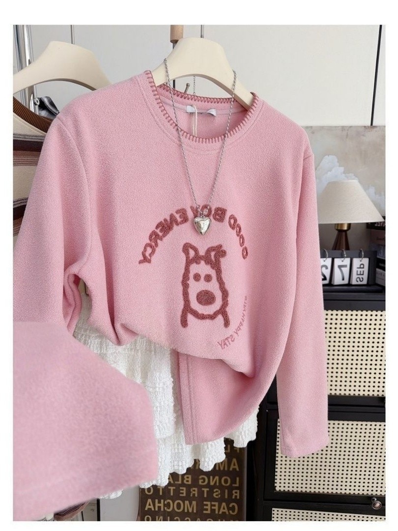 Korean Cartoon Letter Embroide - Embroidery Letter N ulasan dan harga