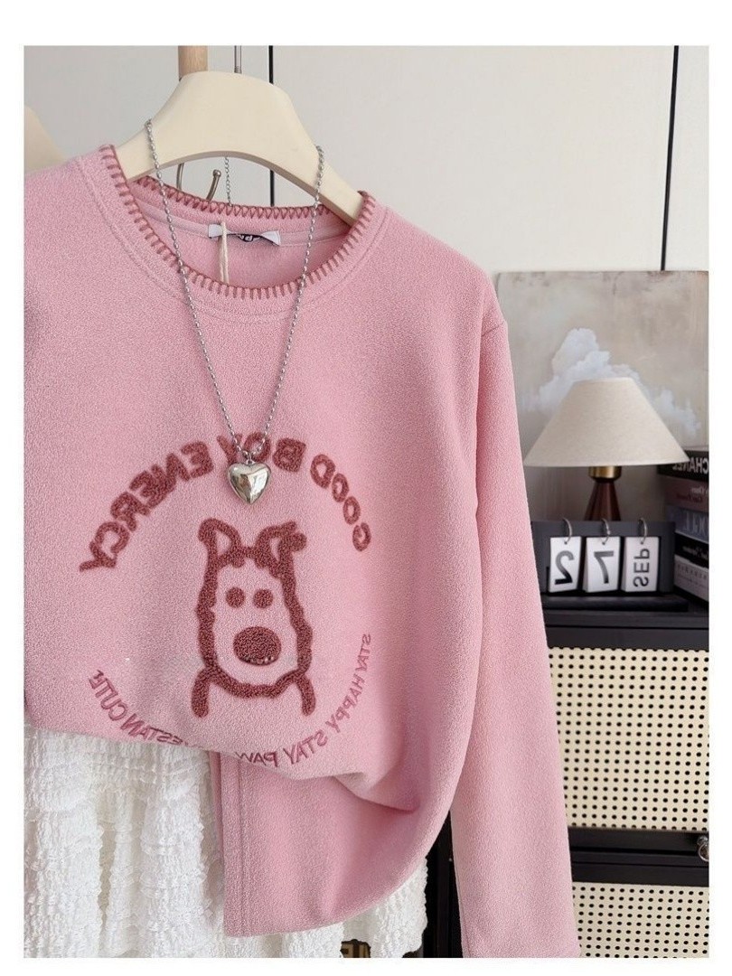 Korean Cartoon Letter Embroide - Embroidery Letter N ulasan dan harga