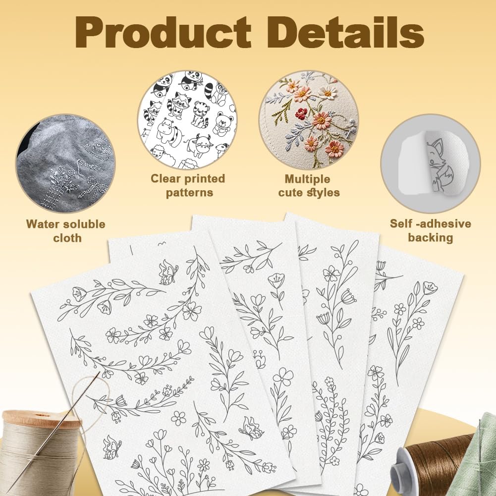 Water Soluble Embroidery Stabi - Embroidery Meaning ulasan dan harga