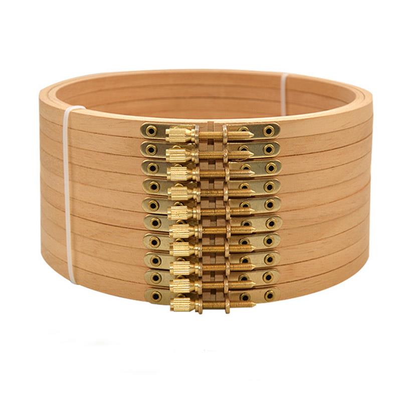 1pcs High Quality Beech Wood E - Embroidery Hoop ulasan dan harga