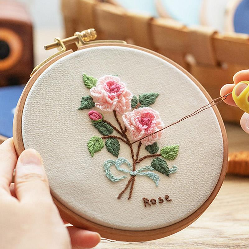 1pcs High Quality Beech Wood E - Embroidery Hoop ulasan dan harga
