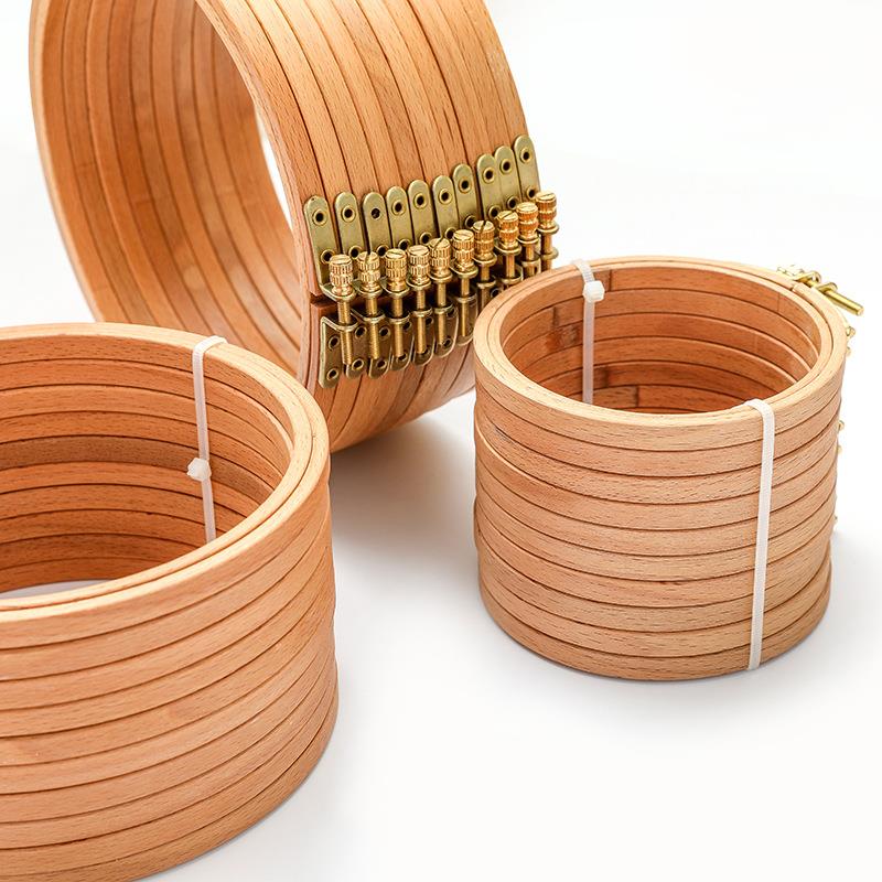 1pcs High Quality Beech Wood E - Embroidery Hoop ulasan dan harga