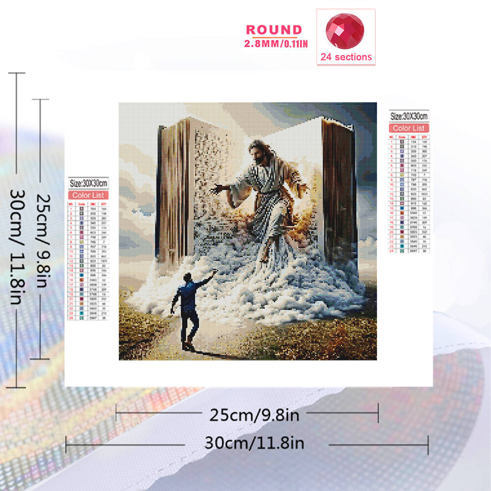 Evershine Full Square Diamond  - Embroidery Guide Book ulasan dan harga