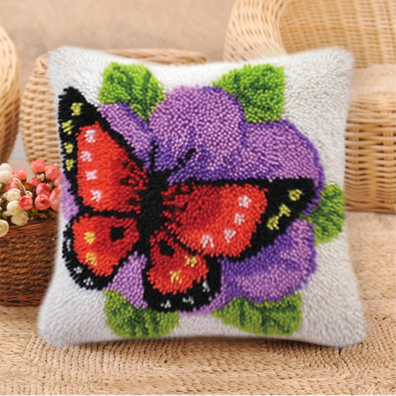 European Retro Flower Latch Ho - Printed Embroidery Kit ulasan dan harga