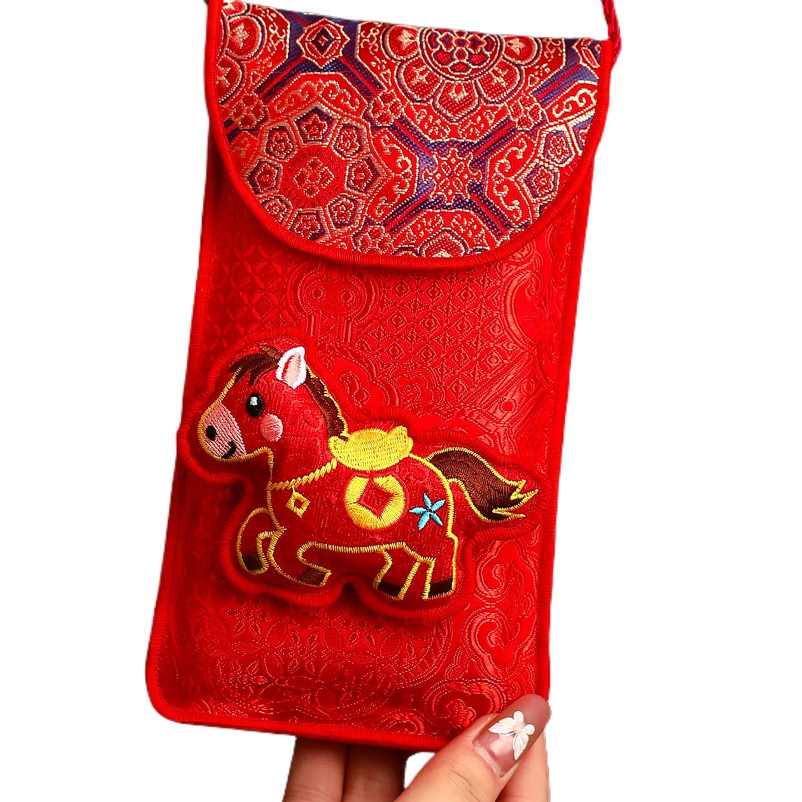 Year Of The Horse Embroidered  - Embroidery Red ulasan dan harga