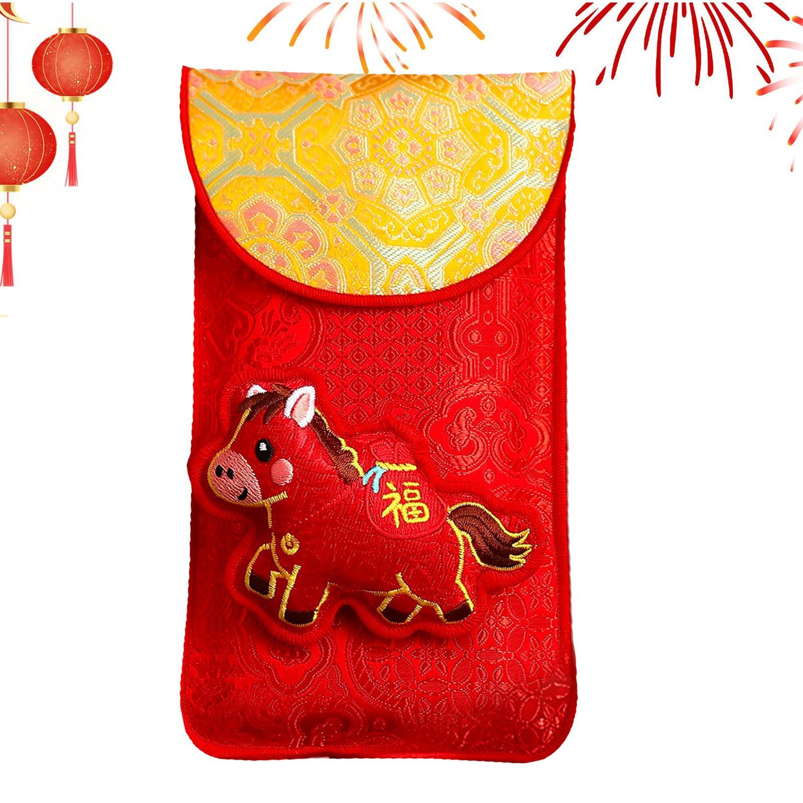 Year Of The Horse Embroidered  - Embroidery Red ulasan dan harga