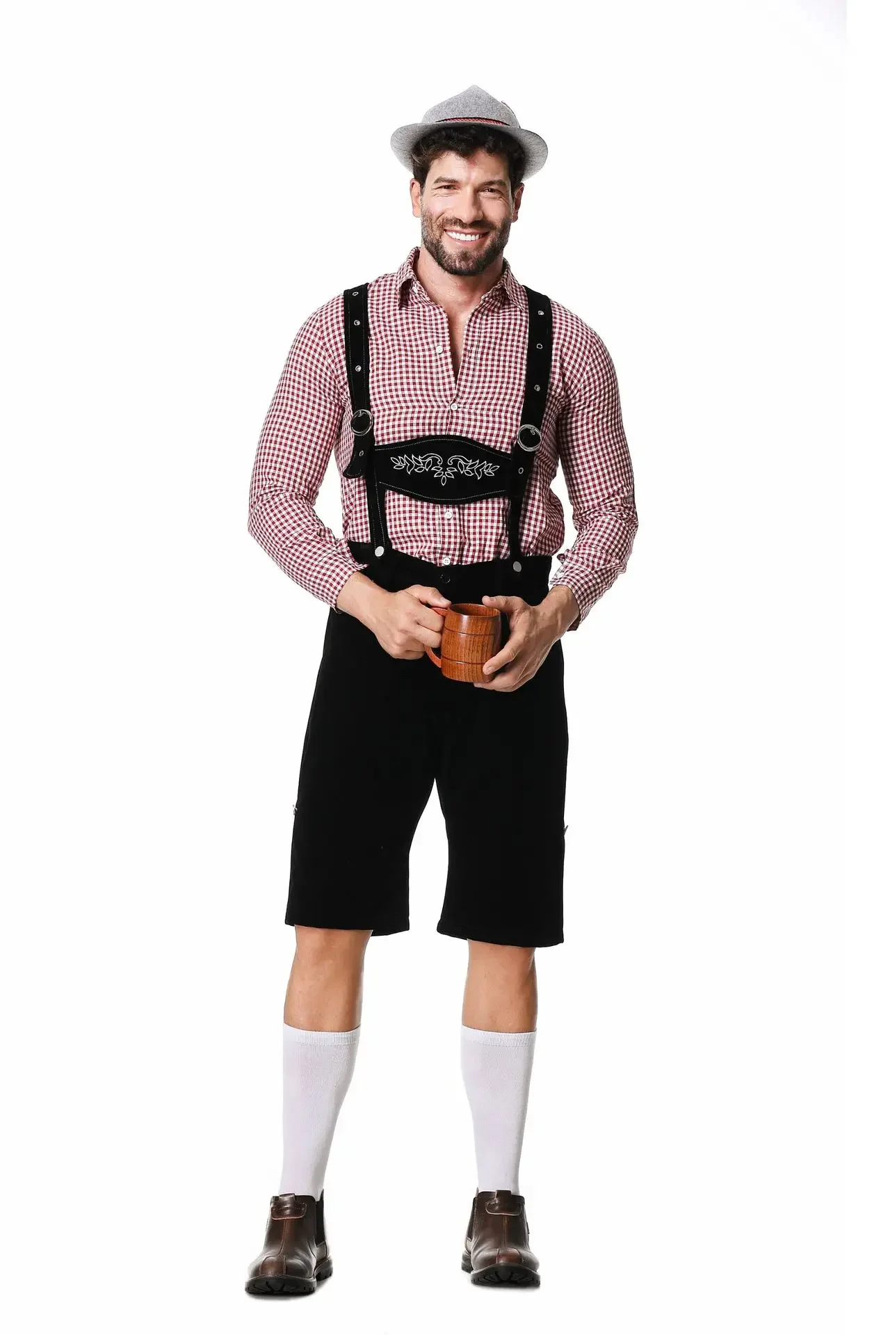 Germany Munich Traditional Okt - Embroidery Shirt ulasan dan harga