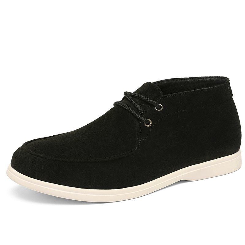 Classic British Style Suede Le - Embroidery White ulasan dan harga