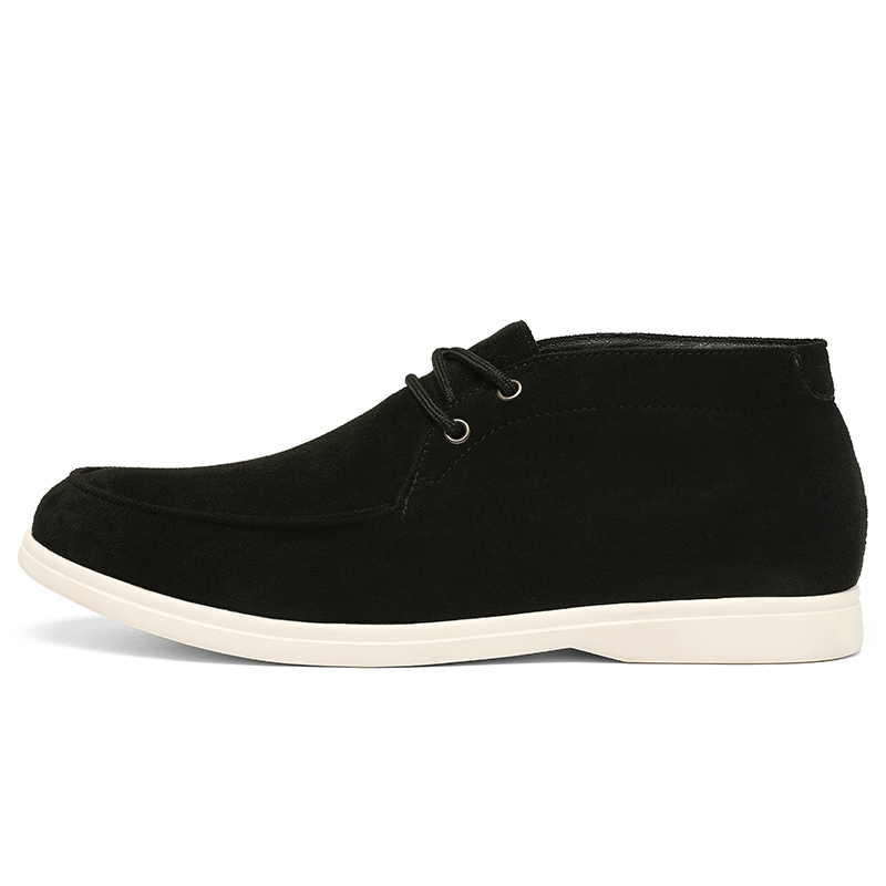 Classic British Style Suede Le - Embroidery White ulasan dan harga