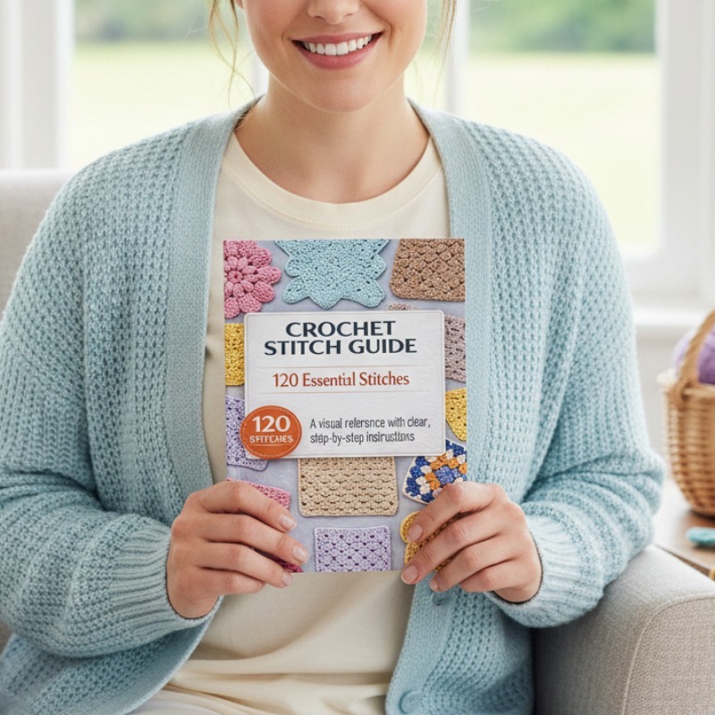 Complete Crochet Stitch Guide  - Embroidery Needles ulasan dan harga
