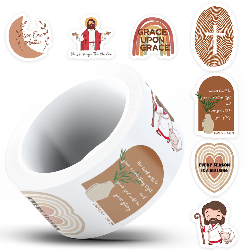 500pcs Jesus Bible Sticker For - Embroidery Wall Art ulasan dan harga