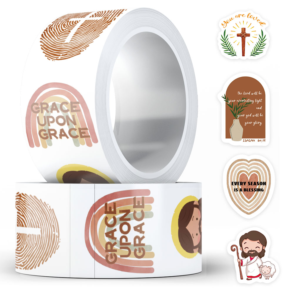 500pcs Jesus Bible Sticker For - Embroidery Wall Art ulasan dan harga