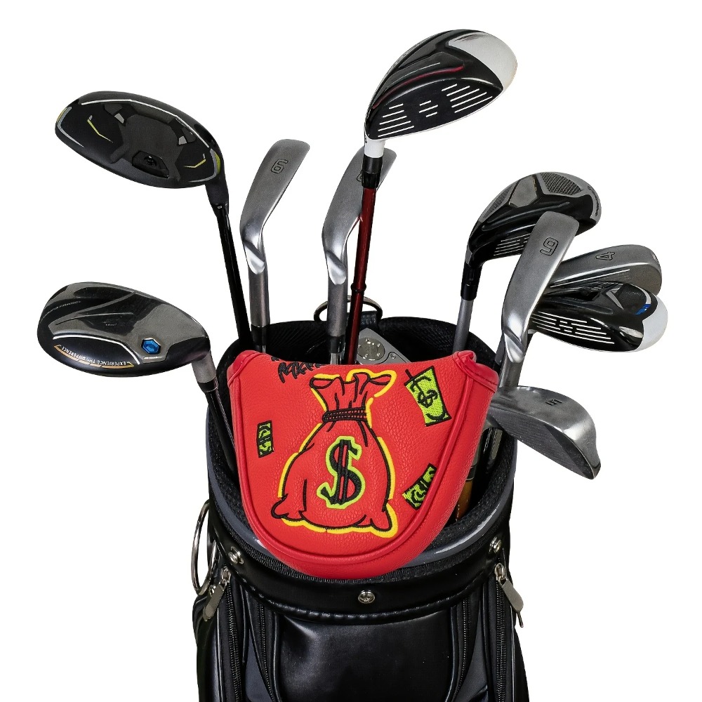1pc Monocled Bear Design Golf  - Embroidery Design ulasan dan harga