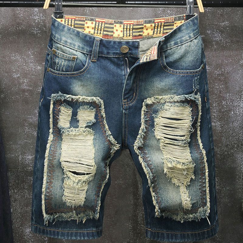 New European and American styl - Embroidery On Jeans ulasan dan harga